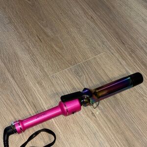 Pink and Iridescent Revive Curling Iron